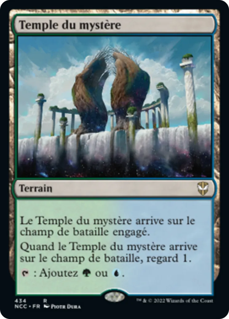 Temple du mystère — New Capenna Commander — Magic: The Gathering