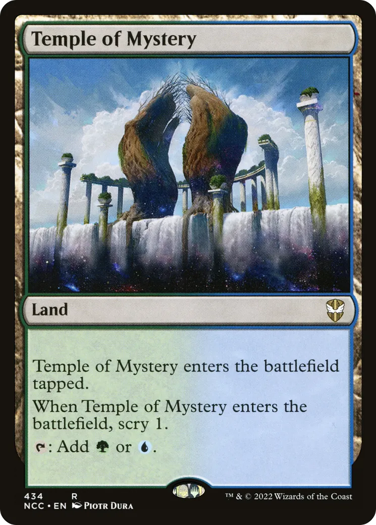 Temple of Mystery — New Capenna Commander — Magic: The Gathering