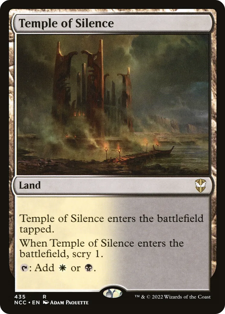 Temple of Silence — New Capenna Commander — Magic: The Gathering