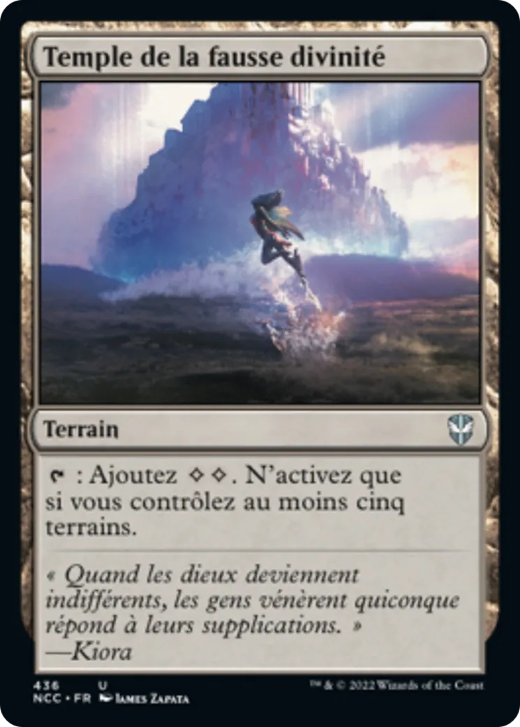 Temple de la fausse divinité — New Capenna Commander — Magic: The Gathering