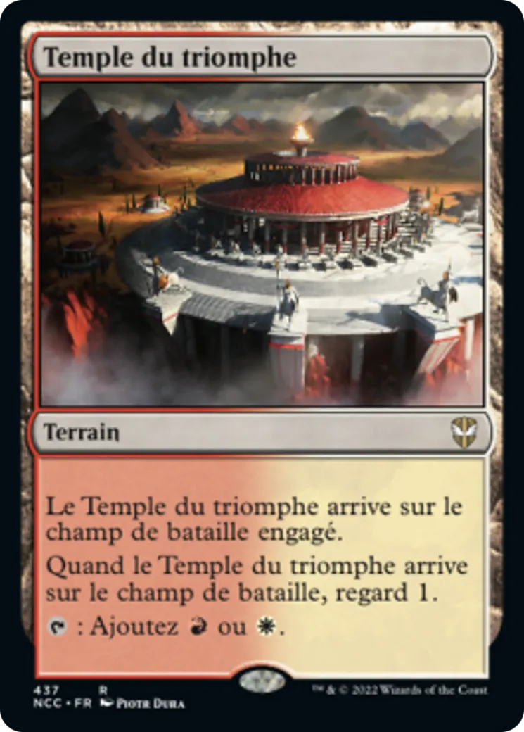 Temple du triomphe — New Capenna Commander — Magic: The Gathering