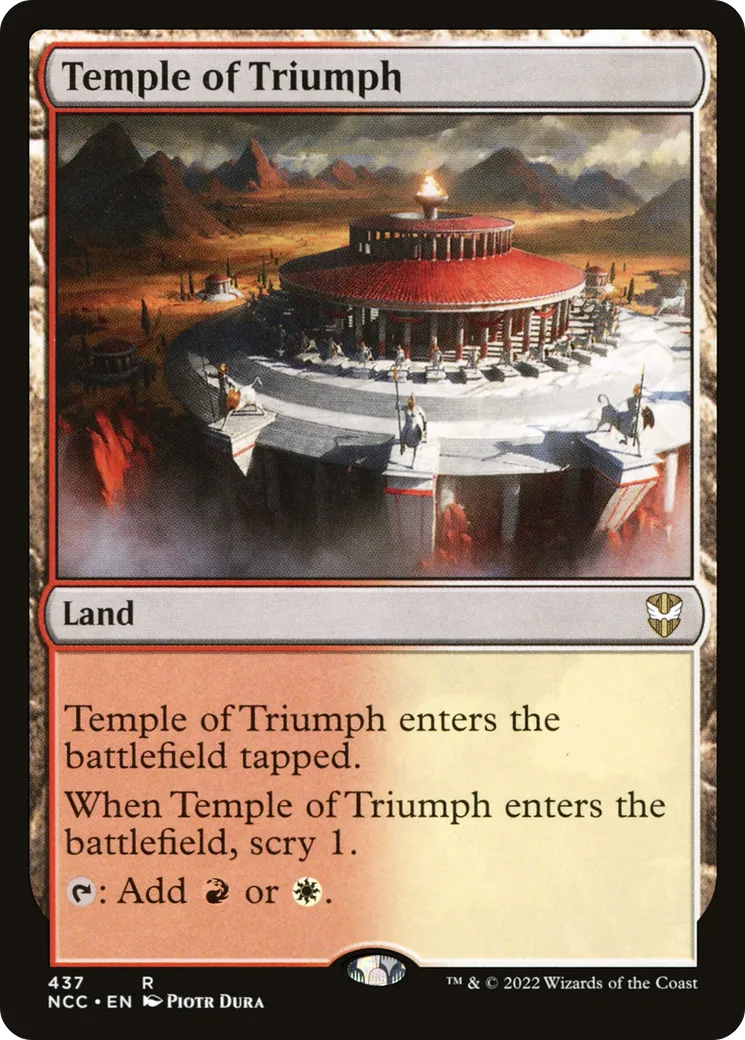 Temple du triomphe — New Capenna Commander — Magic: The Gathering