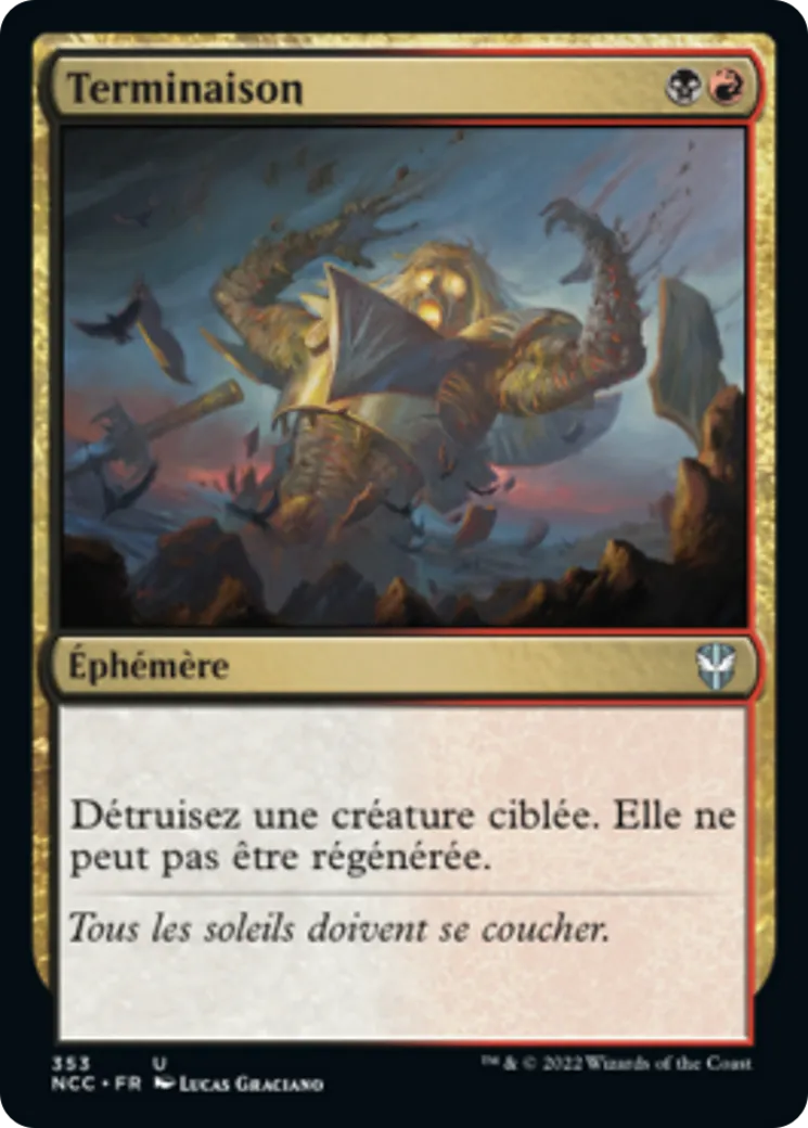 Terminaison — New Capenna Commander — Magic: The Gathering