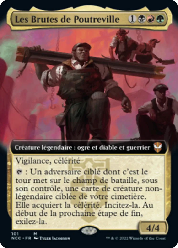 Les Brutes de Poutreville — New Capenna Commander — Magic: The Gathering
