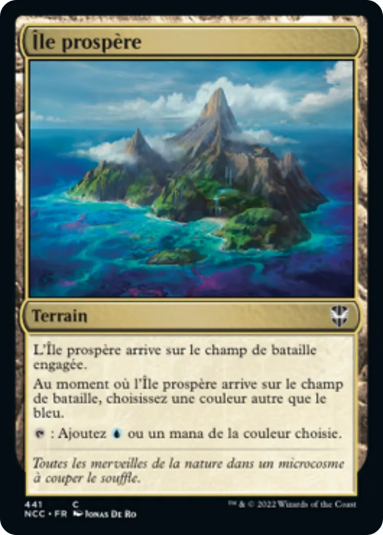 Île prospère — New Capenna Commander — Magic: The Gathering