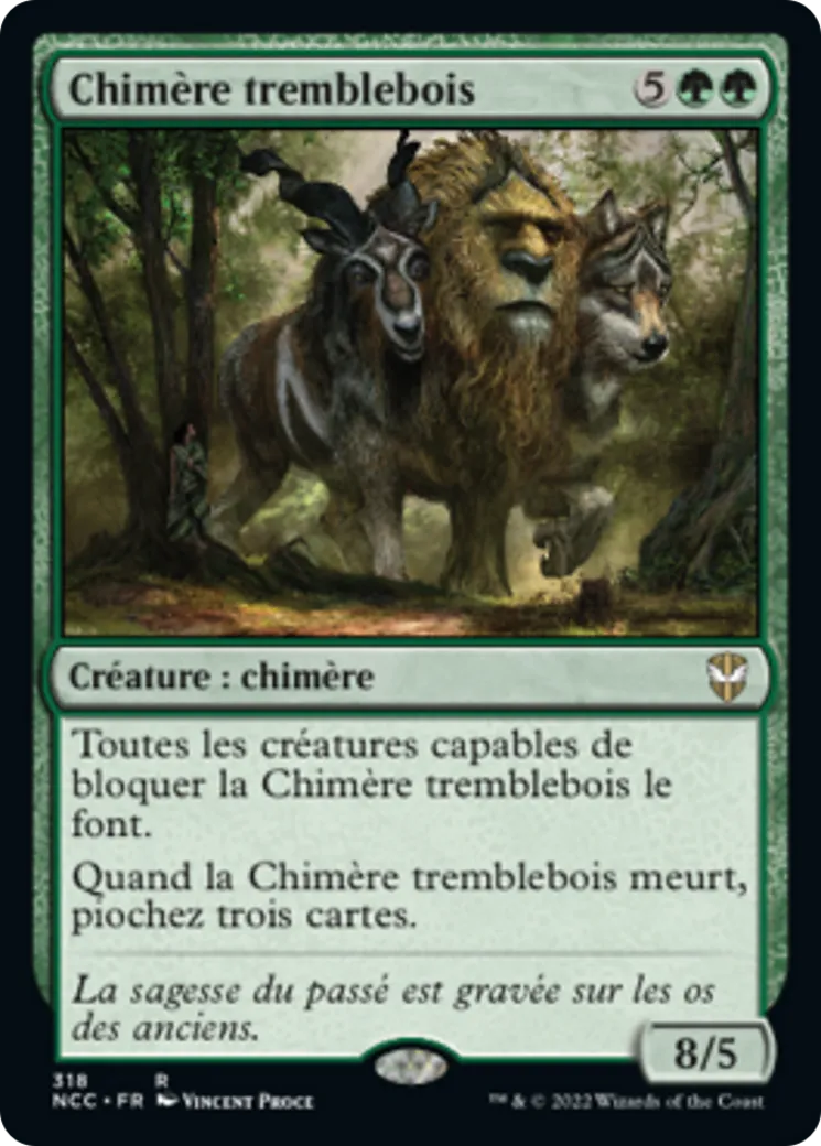 Chimère tremblebois — New Capenna Commander — Magic: The Gathering