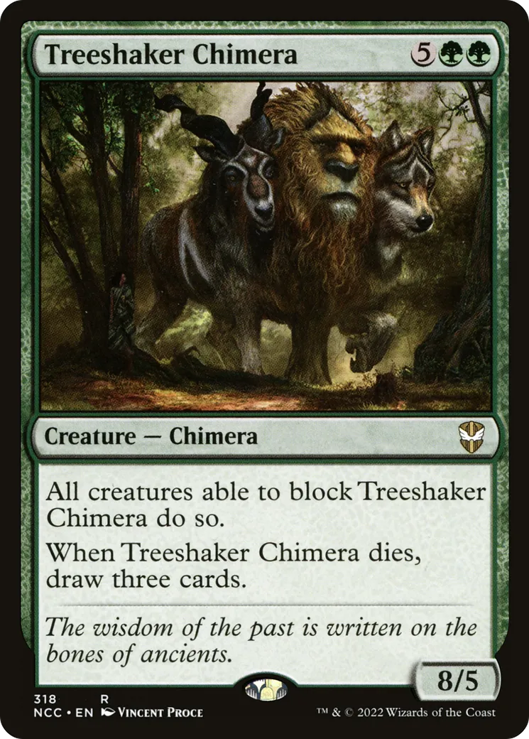 Chimère tremblebois — New Capenna Commander — Magic: The Gathering