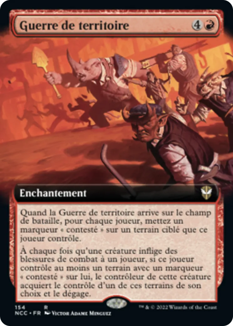 Guerre de territoire — New Capenna Commander — Magic: The Gathering