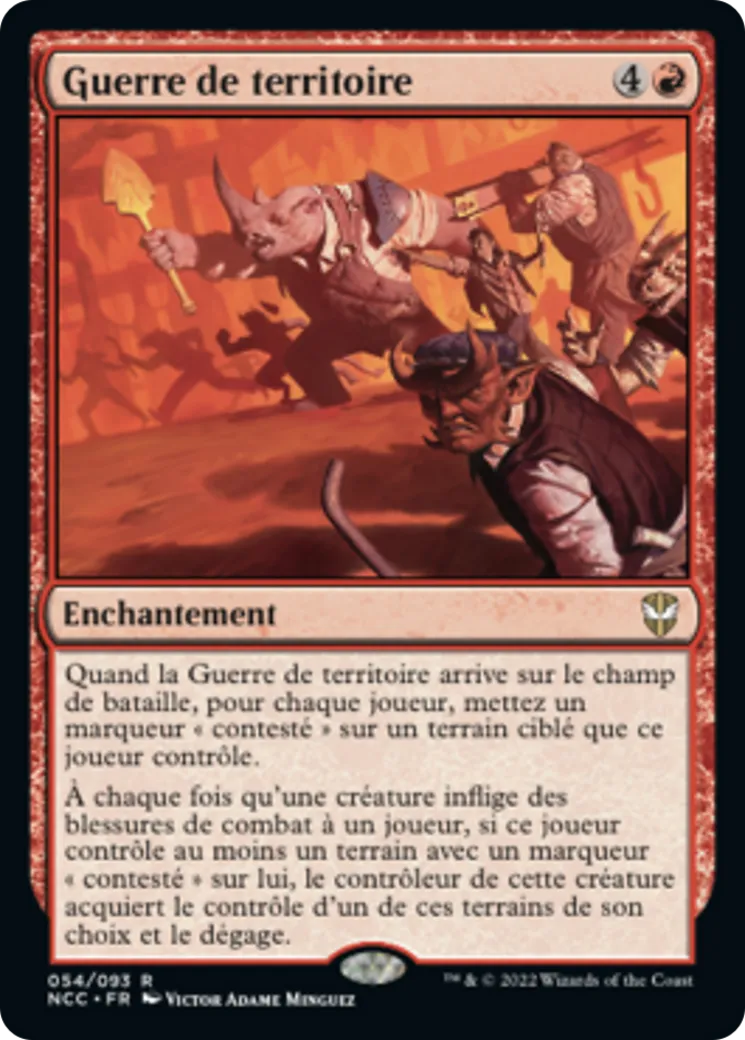 Guerre de territoire — New Capenna Commander — Magic: The Gathering