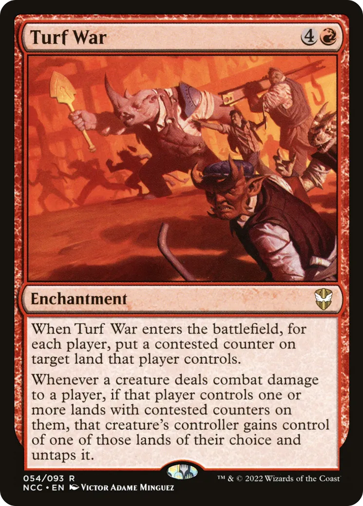 Guerre de territoire — New Capenna Commander — Magic: The Gathering