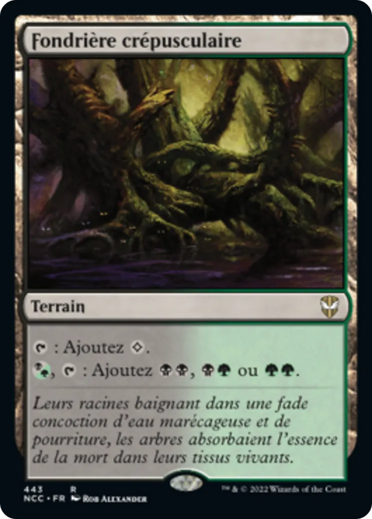 Fondrière crépusculaire — New Capenna Commander — Magic: The Gathering