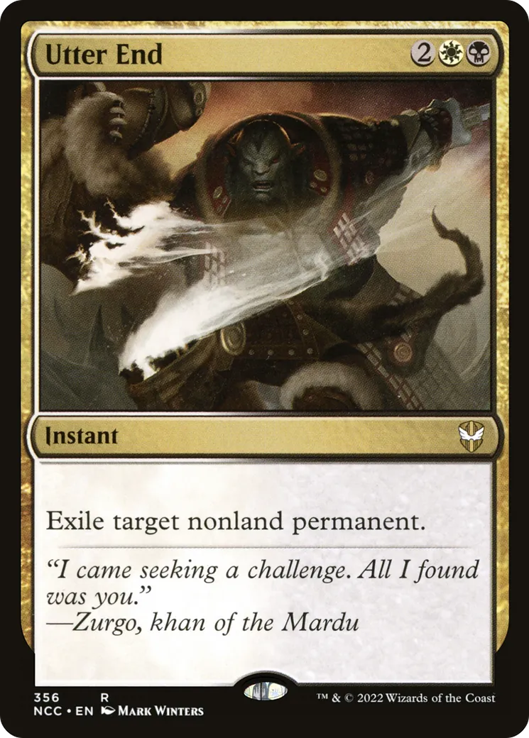 Utter End — New Capenna Commander — Magic: The Gathering