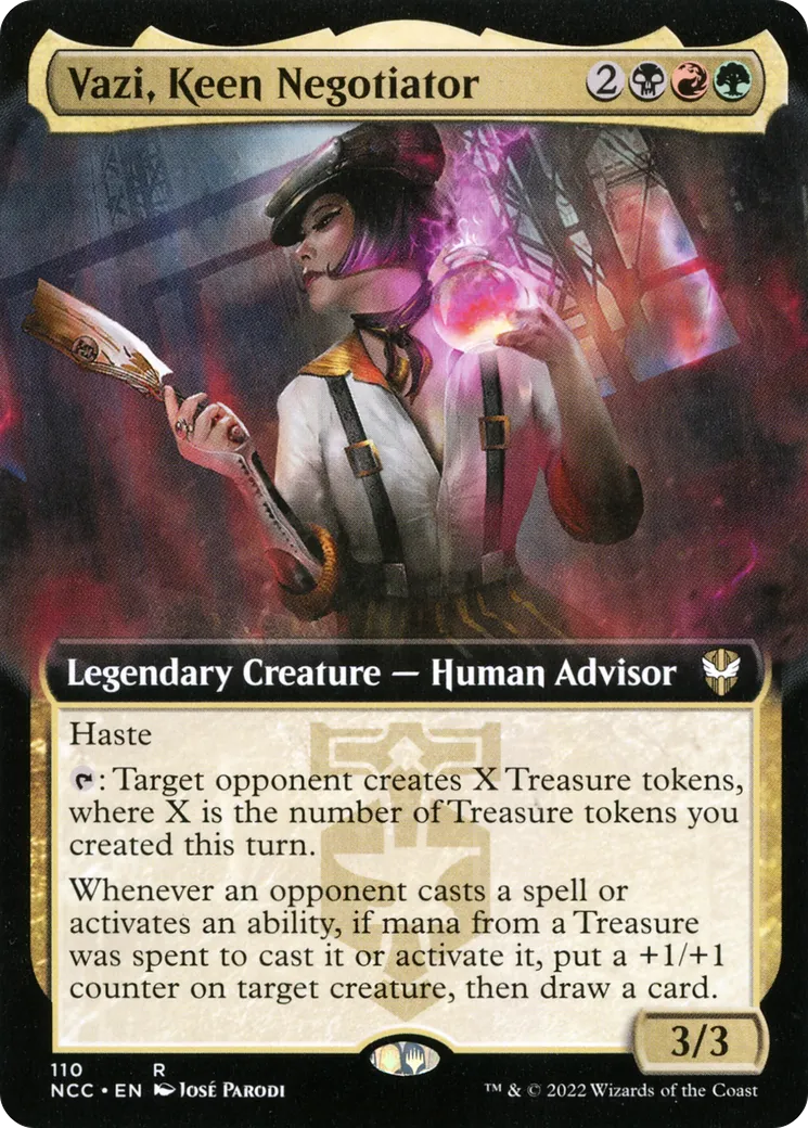 Vazi, Keen Negotiator — New Capenna Commander — Magic: The Gathering