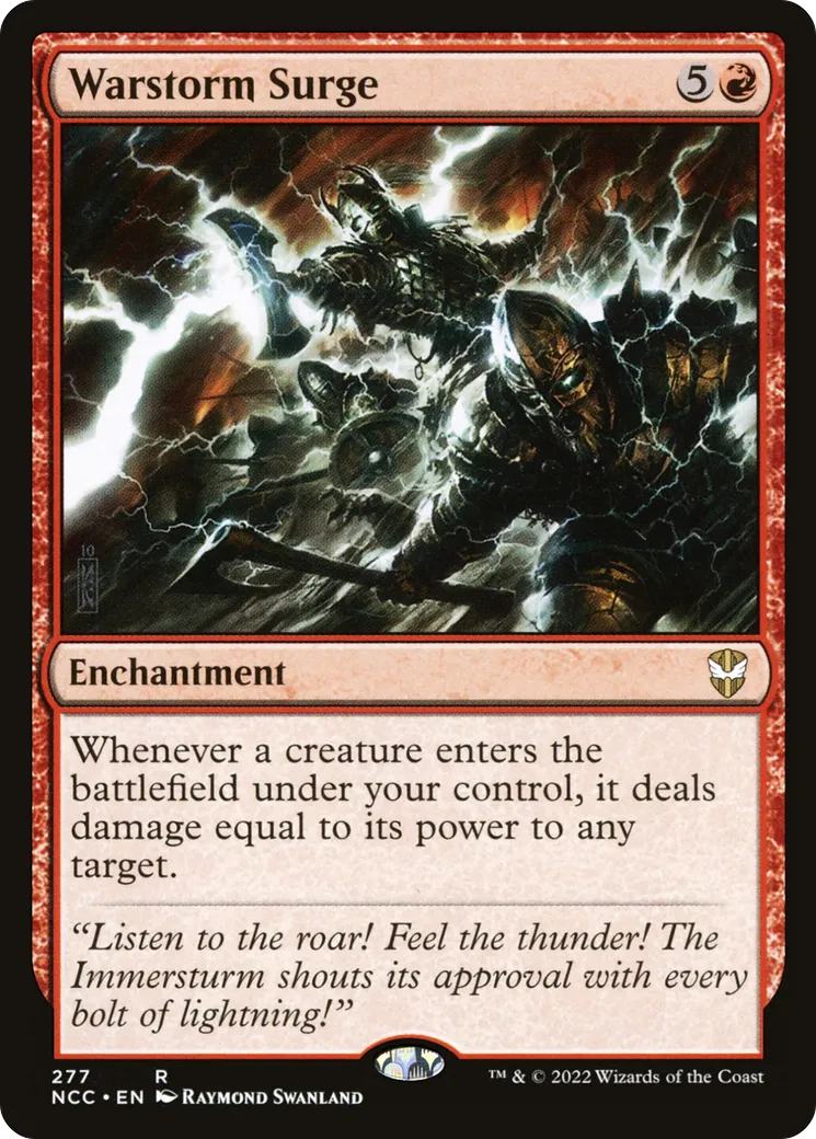 Warstorm Surge — New Capenna Commander — Magic: The Gathering