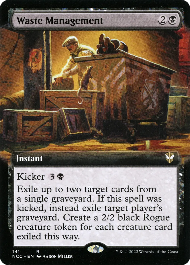 Gestion des déchets — New Capenna Commander — Magic: The Gathering