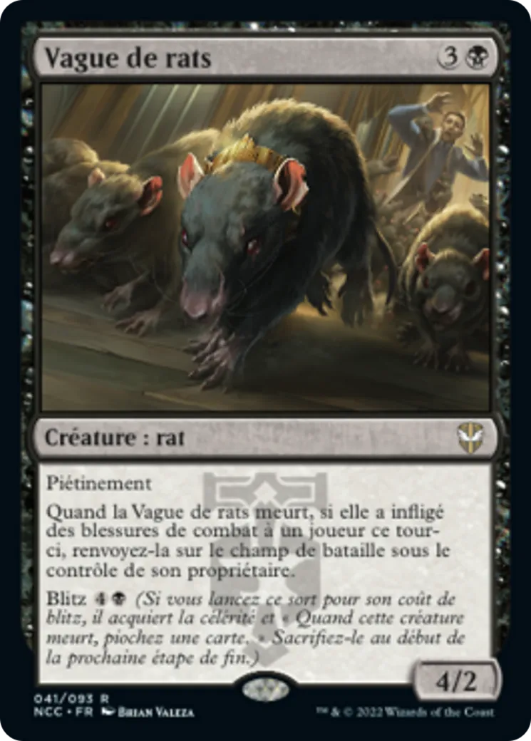 Vague de rats — New Capenna Commander — Magic: The Gathering