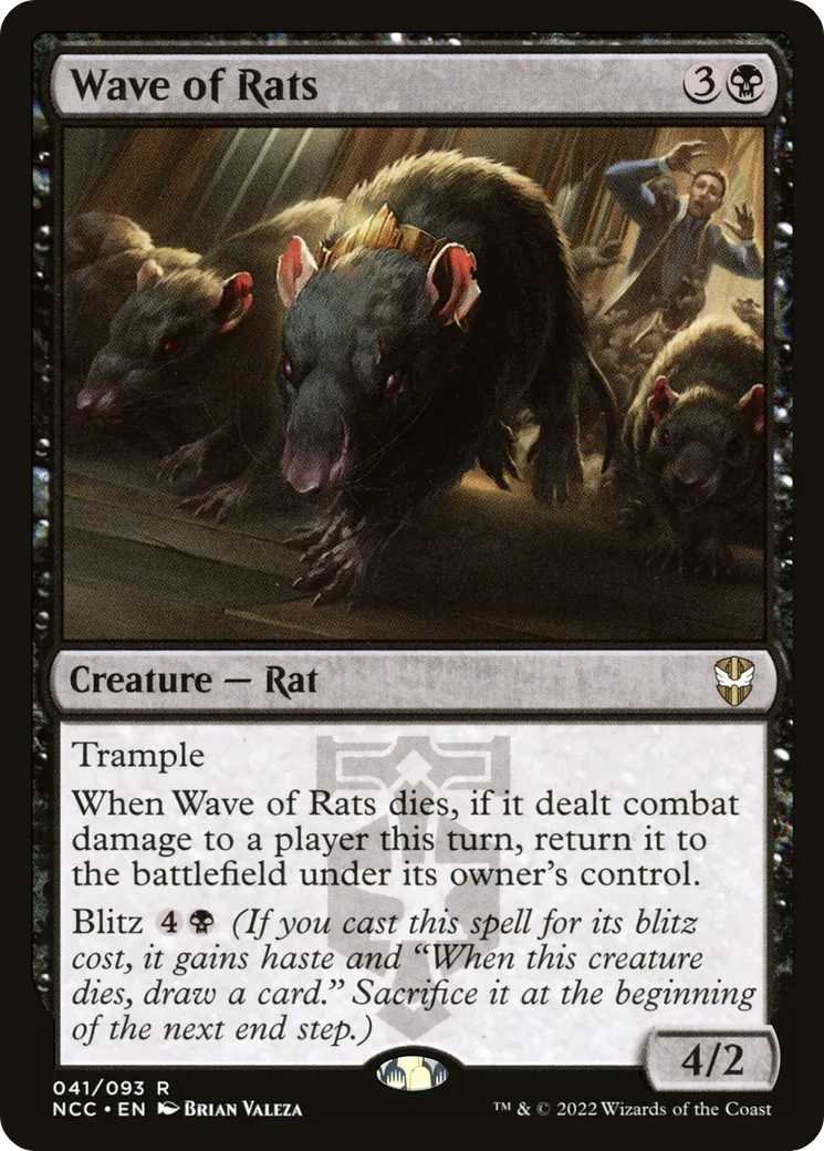Wave of Rats — New Capenna Commander — Magic: The Gathering