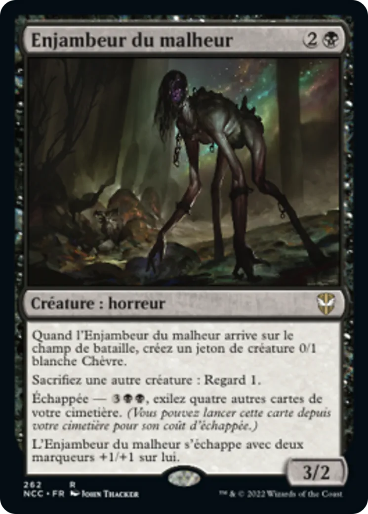 Enjambeur du malheur — New Capenna Commander — Magic: The Gathering