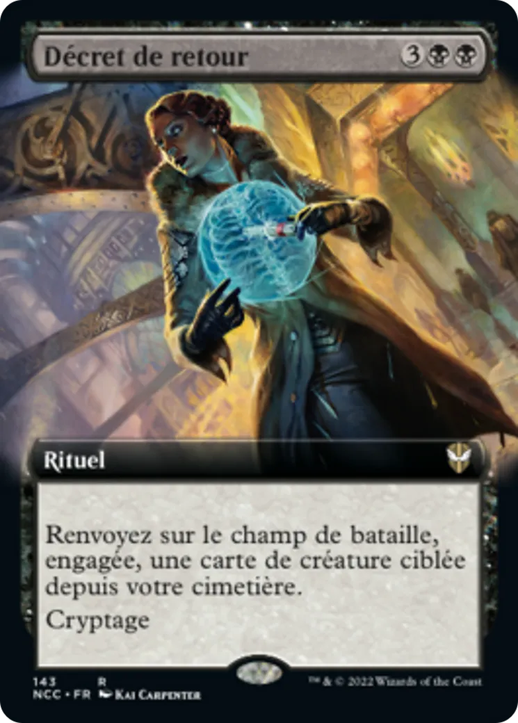 Décret de retour — New Capenna Commander — Magic: The Gathering