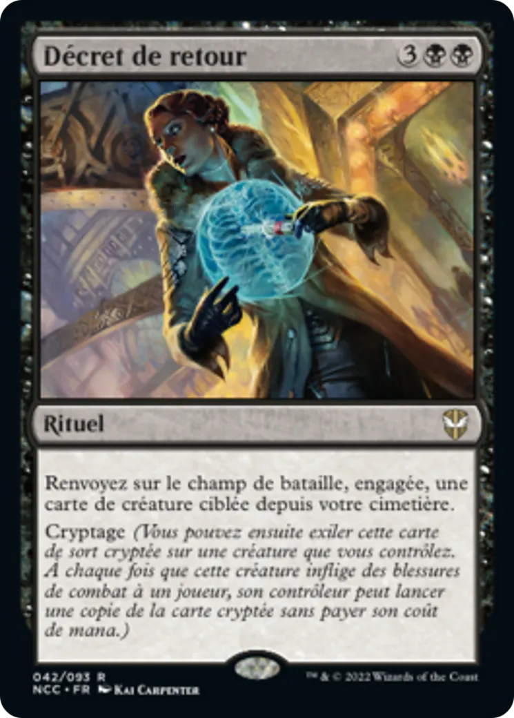 Décret de retour — New Capenna Commander — Magic: The Gathering