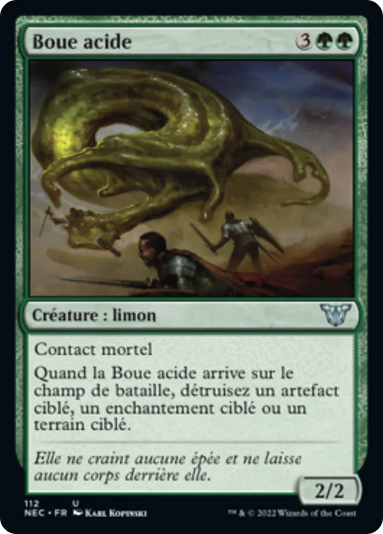 Boue acide — Neon Dynasty Commander — Magic: The Gathering