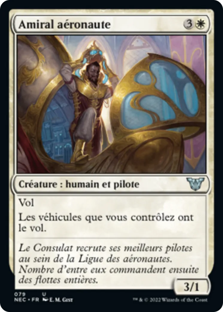 Amiral aéronaute — Neon Dynasty Commander — Magic: The Gathering