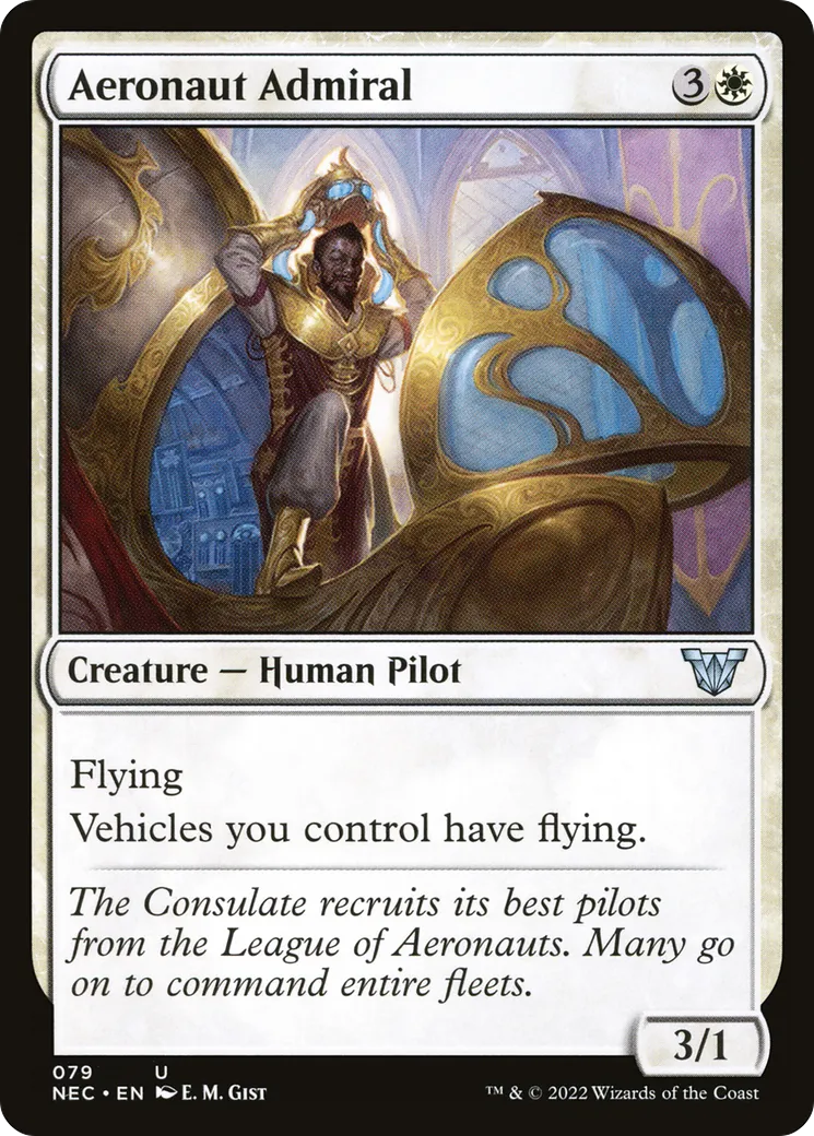 Amiral aéronaute — Neon Dynasty Commander — Magic: The Gathering