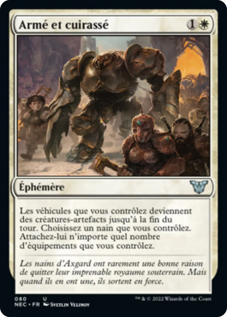 Armé et cuirassé — Neon Dynasty Commander — Magic: The Gathering