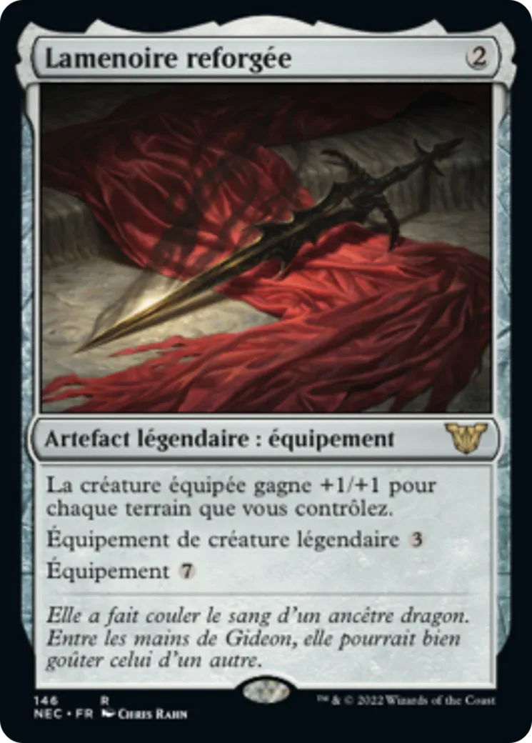 Lamenoire reforgée — Neon Dynasty Commander — Magic: The Gathering