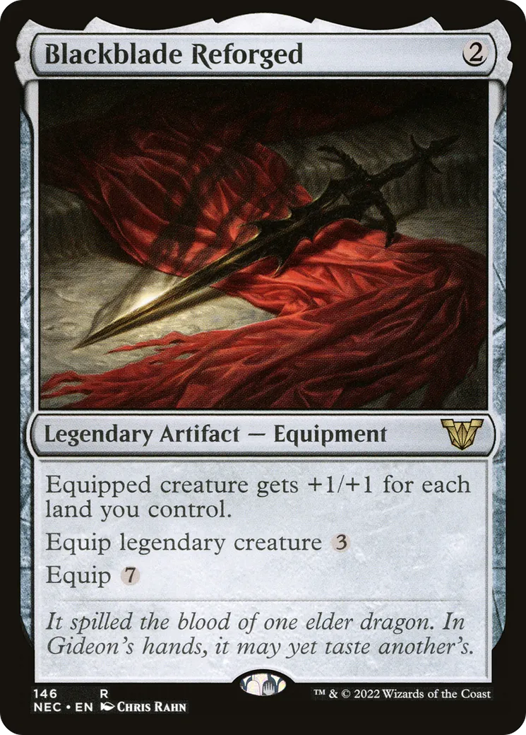 Blackblade Reforged — Neon Dynasty Commander — Magic: The Gathering