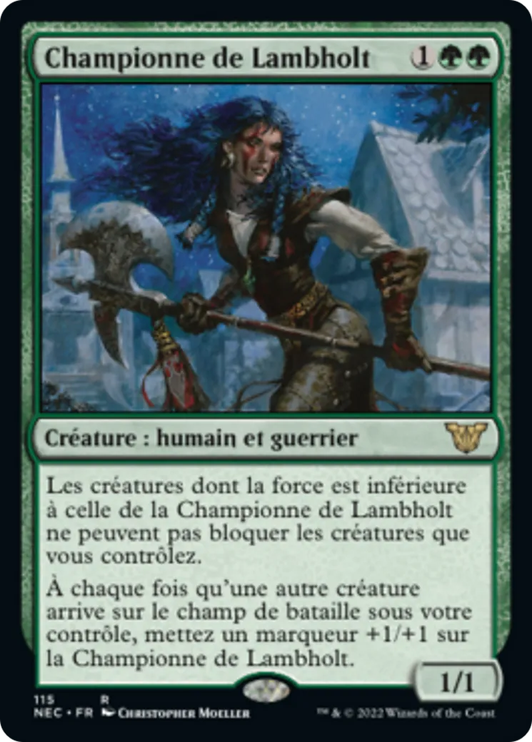 Championne de Lambholt — Neon Dynasty Commander — Magic: The Gathering