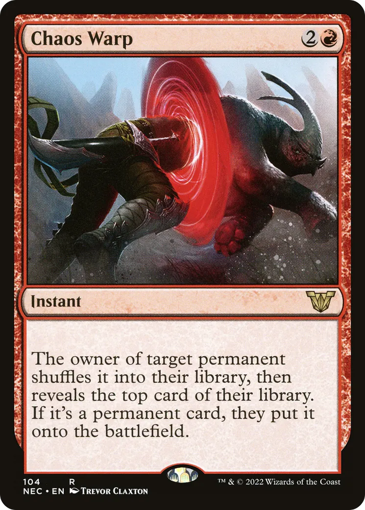 Distorsion chaotique — Neon Dynasty Commander — Magic: The Gathering