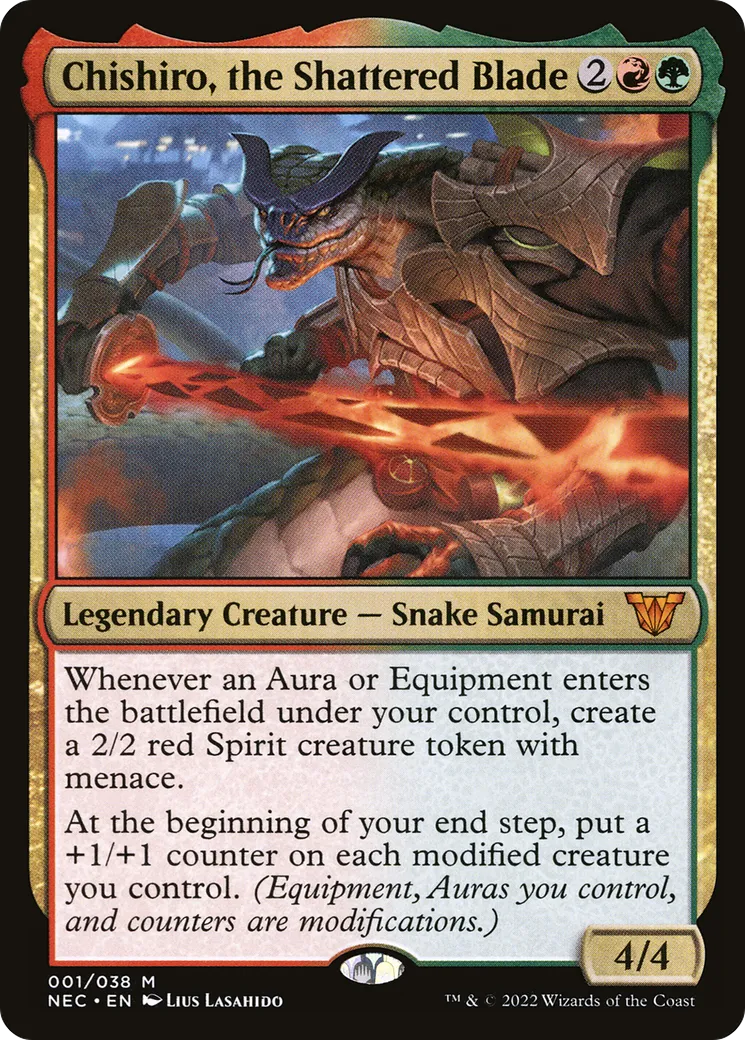 Chishiro, the Shattered Blade — Neon Dynasty Commander — Magic: The Gathering