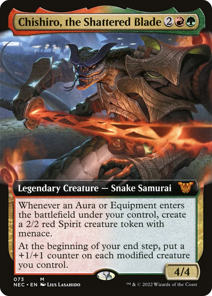 Chishiro, the Shattered Blade — Neon Dynasty Commander — Magic: The Gathering