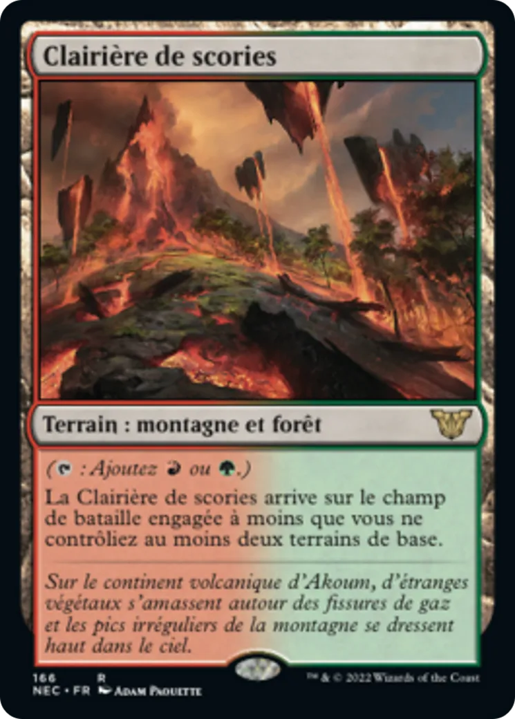 Clairière de scories — Neon Dynasty Commander — Magic: The Gathering