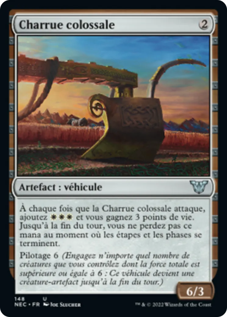 Charrue colossale — Neon Dynasty Commander — Magic: The Gathering