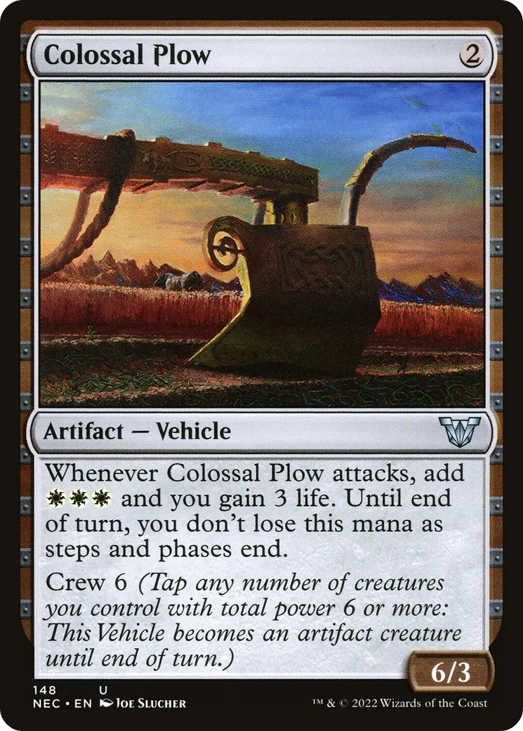 Colossal Plow — Neon Dynasty Commander — Magic: The Gathering