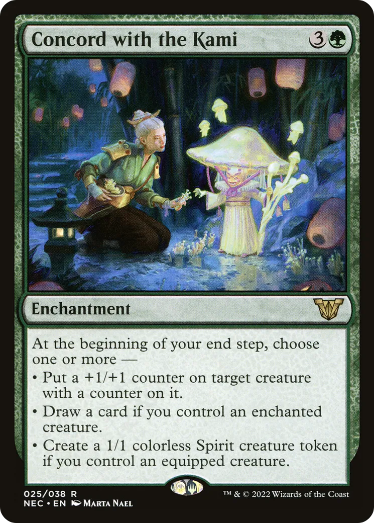 Concord with the Kami — Neon Dynasty Commander — Magic: The Gathering