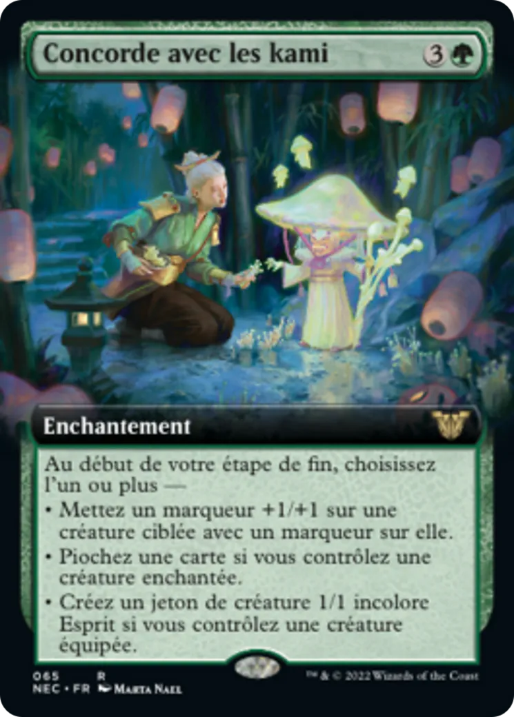 Concorde avec les kami — Neon Dynasty Commander — Magic: The Gathering
