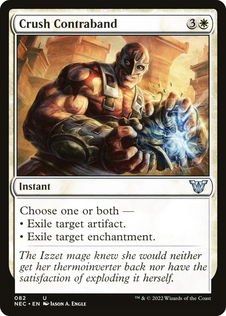 Crush Contraband — Neon Dynasty Commander — Magic: The Gathering