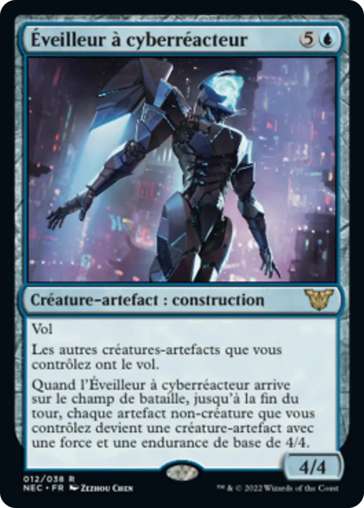 Éveilleur à cyberréacteur — Neon Dynasty Commander — Magic: The Gathering