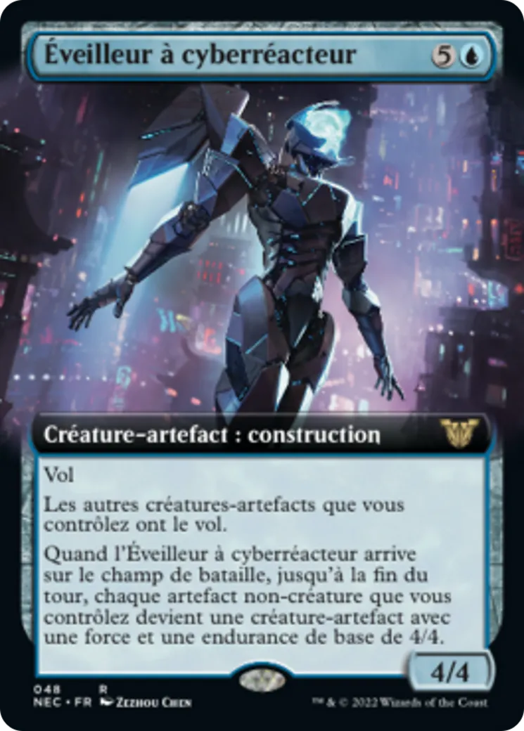Éveilleur à cyberréacteur — Neon Dynasty Commander — Magic: The Gathering
