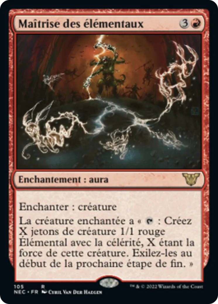 Maîtrise des élémentaux — Neon Dynasty Commander — Magic: The Gathering