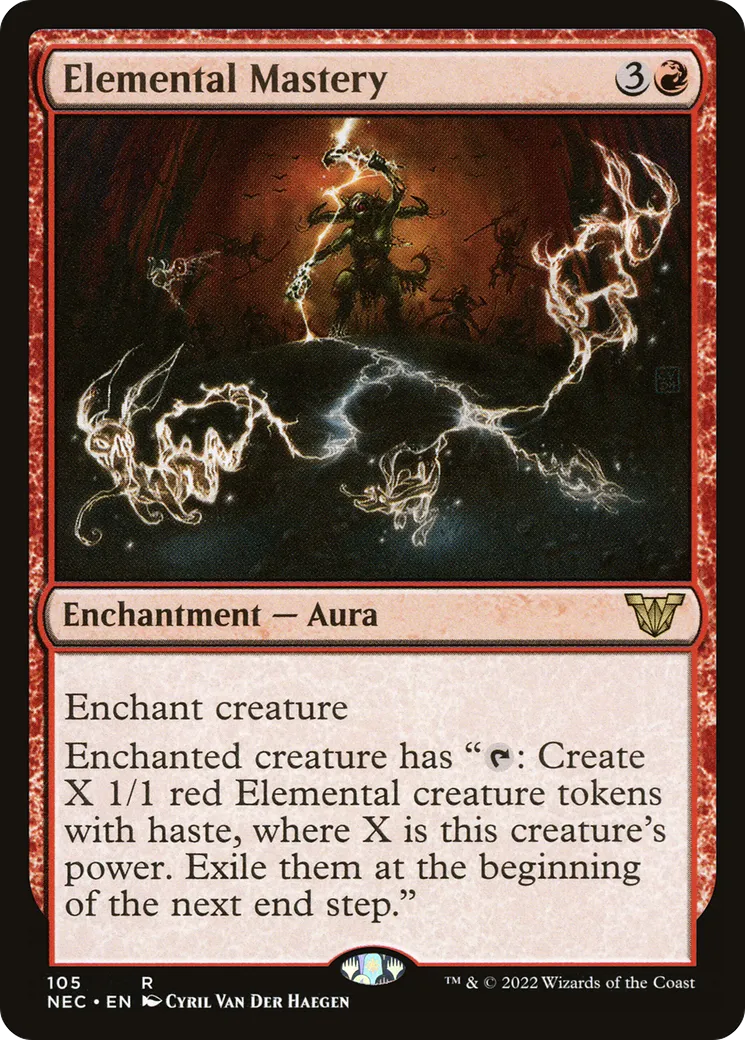 Maîtrise des élémentaux — Neon Dynasty Commander — Magic: The Gathering