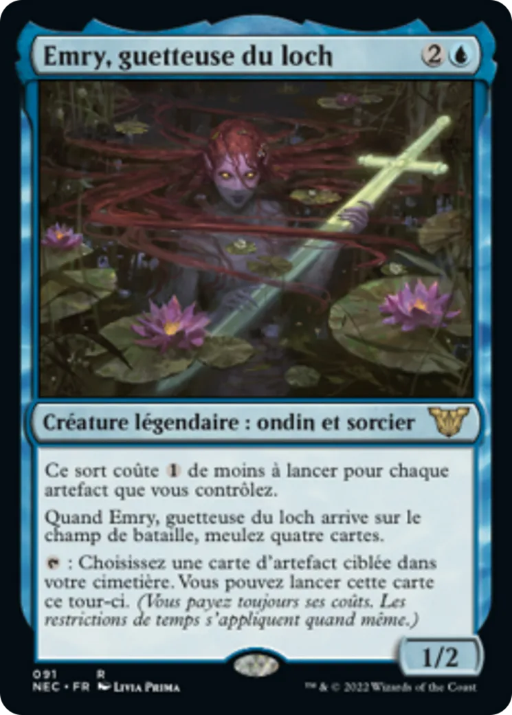 Emry, guetteuse du loch — Neon Dynasty Commander — Magic: The Gathering