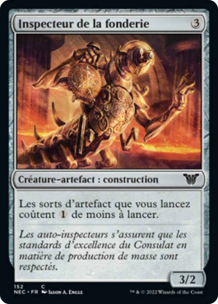 Inspecteur de la fonderie — Neon Dynasty Commander — Magic: The Gathering