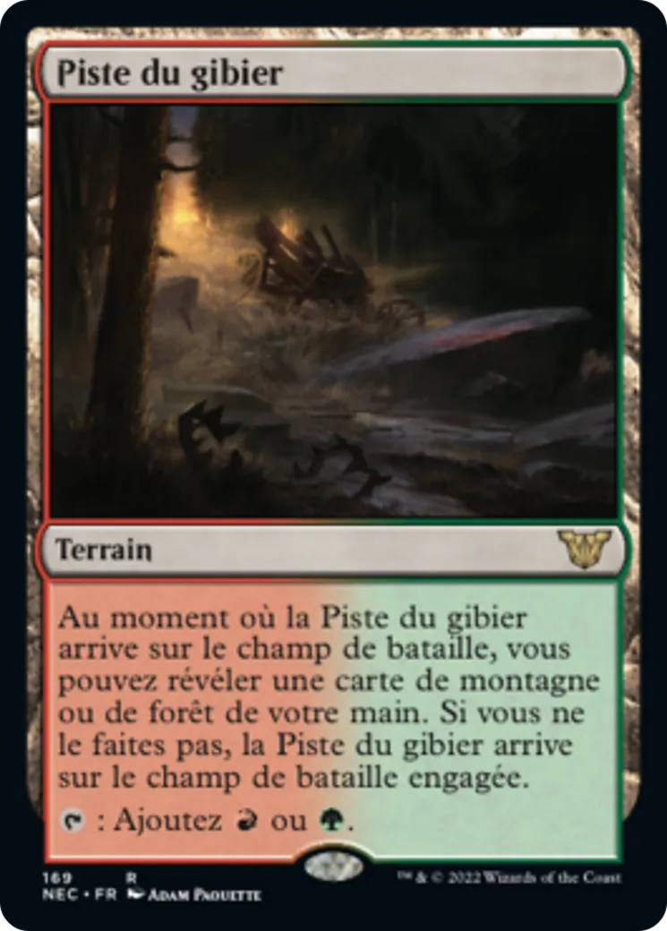 Piste du gibier — Neon Dynasty Commander — Magic: The Gathering
