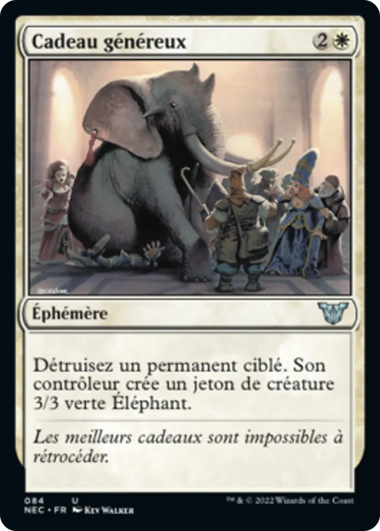 Cadeau généreux — Neon Dynasty Commander — Magic: The Gathering