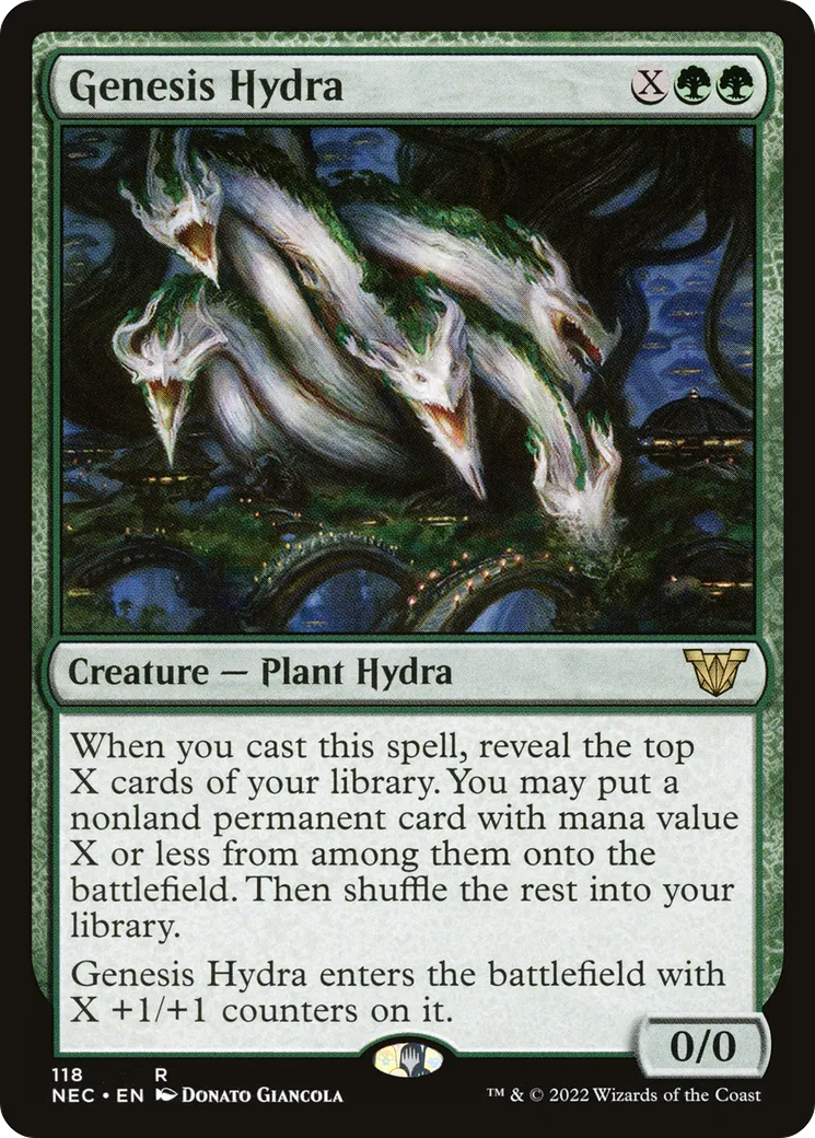 Genesis Hydra — Neon Dynasty Commander — Magic: The Gathering