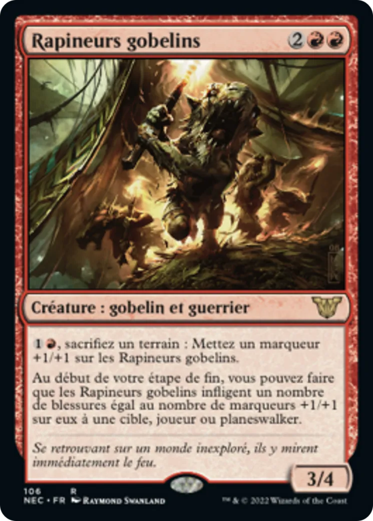 Rapineurs gobelins — Neon Dynasty Commander — Magic: The Gathering